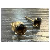 EARRINGS W 1 14K BACK