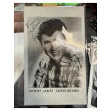 SONNY JAMES AUTOGRAPHED PHOTO