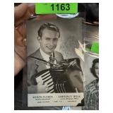MYRON FLORIN AUTOGRAPHED PHOTO POSTCARD