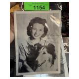 AUTOGRAPHED PHOTO JAN CLAYTON