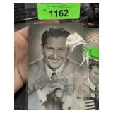 LAWRENCE WELK AUTOGRAPHED POSTCARD