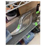 LARGE METAL MODERN CENTERPIECE BOWL