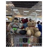 4PC VINTAGE TEDDY BEAR LOT COOPERSTOWN MORE