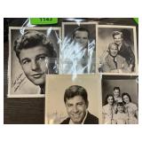 LOT OF 5 MIXED CELEBRITY PHOTOS JERRY LEWIS +
