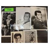 LOT OF 5 MIXED CELEBRITY PHOTOS DEAN MARTIN +