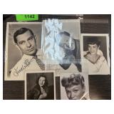 LOT OF 5 MIXED CELEBRITY PHOTOS JACK WEBB +
