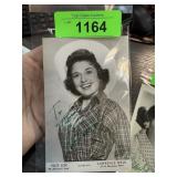 ALICE LON AUTOGRAPHED PHOTO POSTCARD