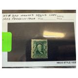 #300 UNUSED SOUND 1902 FRANKLIN ISSUE STAMP
