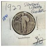 1927 STANDING LIBERTY SILVER QUARTER
