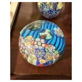 3 FIORI MURANO ART GLASS PAPERWEIGHT 3 FIORI MURANO ART GLASS PAPERWEIGHT