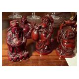 5PC CHINESE FIGURINES 5PC CHINESE FIGURINES