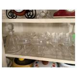 LARGE LOT OF CUT CRYSTAL NOTE LARGE LOT OF CUT CRYSTAL NOTE