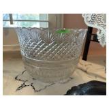 LARGE CUT CRYSTAL PUNCHBOWL NOTE LARGE CUT CRYSTAL PUNCHBOWL NOTE