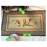 CHINESE HAND PAINTED SILK PANEL CHINESE HAND PAINTED SILK PANEL