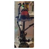 BRONZE FIGURAL TABLE LAMP BRONZE FIGURAL TABLE LAMP