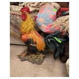 LARGE RESIN ROOSTER DECOR LARGE RESIN ROOSTER DECOR