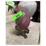LARGE POLISHED MARBLE EGG LARGE POLISHED MARBLE EGG