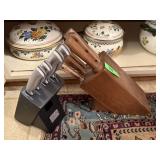 2 PIECE KNIFE BLOCK SETS EMERIL AND OTHER 2 PIECE KNIFE BLOCK SETS EMERIL AND OTHER