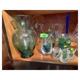LOT OF MIXED VASES / CRYSTAL BUD VASES LOT OF MIXED VASES / CRYSTAL BUD VASES