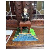 VINTAGE CAST IRON MAGICIAN COIN BANK NOTE VINTAGE CAST IRON MAGICIAN COIN BANK NOTE