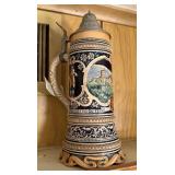 LARGE MUSICAL GERMAN BEER STEIN WORKS LARGE MUSICAL GERMAN BEER STEIN WORKS