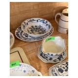 LOT OF BLUE DANUBE BLUE ONION DISHES LOT OF BLUE DANUBE BLUE ONION DISHES