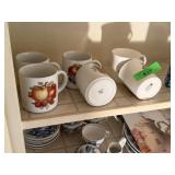LOT OF COFFEE MUGS LOT OF COFFEE MUGS