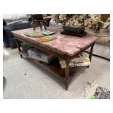 MARBLE TOP COFFEE TABLE MARBLE TOP COFFEE TABLE
