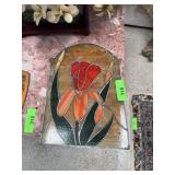 IRIS THEME STAINED GLASS SUN CATCHER IRIS THEME STAINED GLASS SUN CATCHER