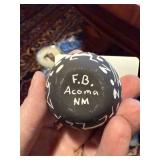 F.B. ACOMA NM NATIVE AMERICAN SEED POT F.B. ACOMA NM NATIVE AMERICAN SEED POT