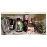 CONTENTS OF SHELF JET COFFEE PERCOLATOR MORE CONTENTS OF SHELF JET COFFEE PERCOLATOR MORE