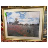 2PC CLAUDE MONET FRAMED PRINTS 2PC CLAUDE MONET FRAMED PRINTS