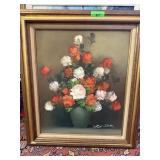LARGE OIL ON CANVAS PAINTING 20 X 24 STILL LIFE LARGE OIL ON CANVAS PAINTING 20 X 24 STILL LIFE