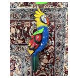 TERRACOTTA POTTERY PAINTED PARROT TERRACOTTA POTTERY PAINTED PARROT