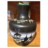 NATIVE AMERICAN POTTERY VASE NATIVE AMERICAN POTTERY VASE