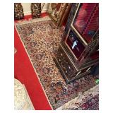 KARASTAN FLORAL KIRMAN HANDMADE AREA RUG / CARPET KARASTAN FLORAL KIRMAN HANDMADE AREA RUG / CARPET