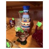 2PC (BOULEVARD, CRYSTAL) VASES GLASS VOTIVE HOLDER 2PC (BOULEVARD, CRYSTAL) VASES GLASS VOTIVE HOLDER
