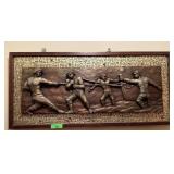 LARGE LUDWIG KIENINGER WOOD CARVING TX LISTED LARGE LUDWIG KIENINGER WOOD CARVING TX LISTED