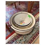 LARGE LOT OF ETAL ENAMELWARE / BOWLS LARGE LOT OF ETAL ENAMELWARE / BOWLS