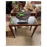 MARBLE TOP MID CENTURY TABLE MARBLE TOP MID CENTURY TABLE