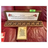 3PC WALL DECOR SILENT NIGHT EMBROIDERY+ 3PC WALL DECOR SILENT NIGHT EMBROIDERY+