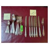 LOT OF SILVERPLATE FLATWARE LOT OF SILVERPLATE FLATWARE