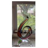 LARGE FORMIA MURANO GLASS SCULPTURE LARGE FORMIA MURANO GLASS SCULPTURE