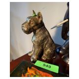 BRASS SCOTTIE DOG FIGURINE / SCULPTURE BRASS SCOTTIE DOG FIGURINE / SCULPTURE