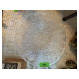 LALIQUE CRYSTAL ROSCOFF KOI FISH BUBBLES PLATTER LALIQUE CRYSTAL ROSCOFF KOI FISH BUBBLES PLATTER