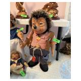 LARGE STEIFF MECKI HEDGEHOG DOLL LARGE STEIFF MECKI HEDGEHOG DOLL