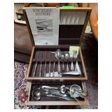 LOT OF WMF FLATWARE W CHEST LOT OF WMF FLATWARE W CHEST