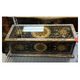LARGE LIDDED DECORATIVE CASKET BOX LARGE LIDDED DECORATIVE CASKET BOX