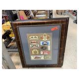 2PC LARGE FRAMED CIGAR LABELS 2PC LARGE FRAMED CIGAR LABELS