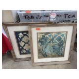 2PC LARGE UTTERMOST QUALITY WALL HANGINGS 2PC LARGE UTTERMOST QUALITY WALL HANGINGS